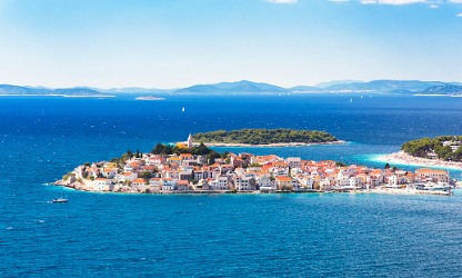 Brac Adası, Zlatni rat Plajı Bol Dalmaçya, Hırvatistan