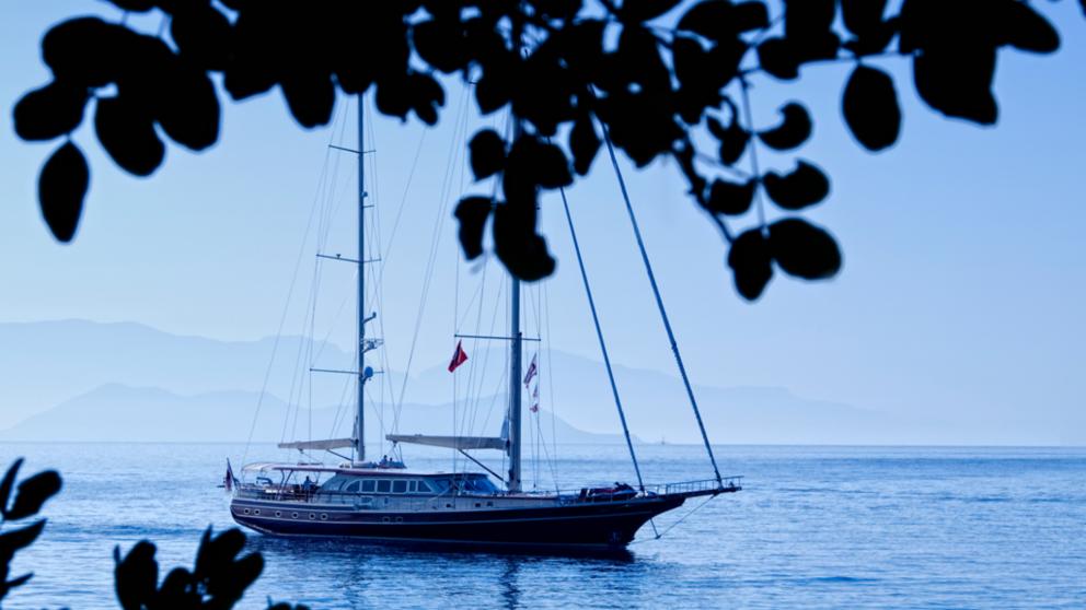 Daima Yacht abendsansicht
