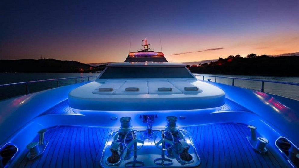 Foredeck of the luxury motor yacht Panfeliss image 2