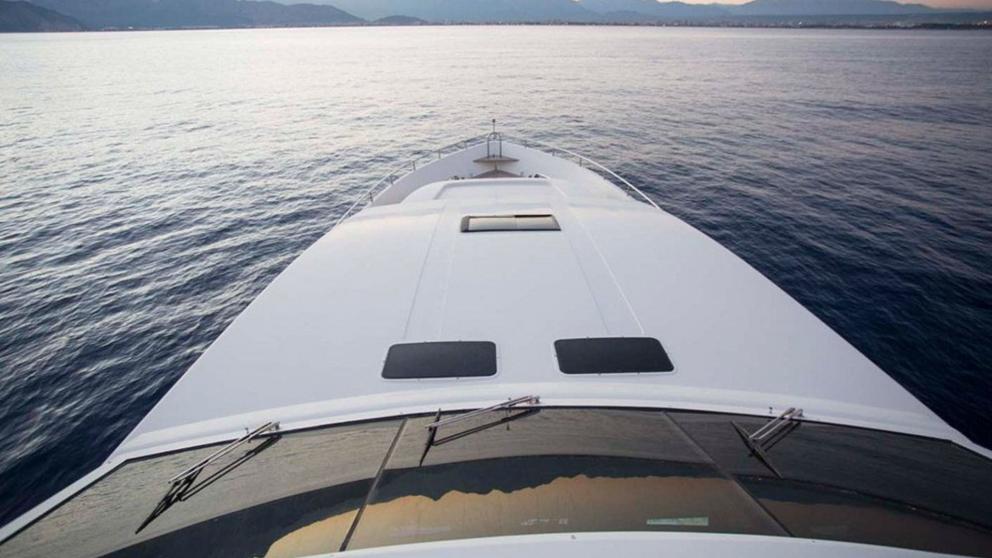 Foredeck of the luxury motor yacht Panfeliss image 1