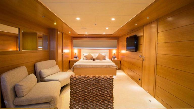 Luxury double cabin of the motor yacht Panfeliss picture 2