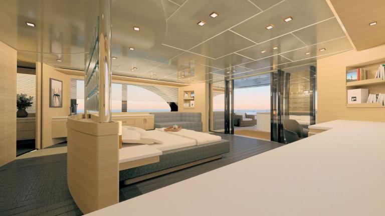 Luxury double cabin of motor yacht Princess Melda picture 6